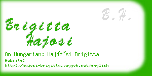 brigitta hajosi business card